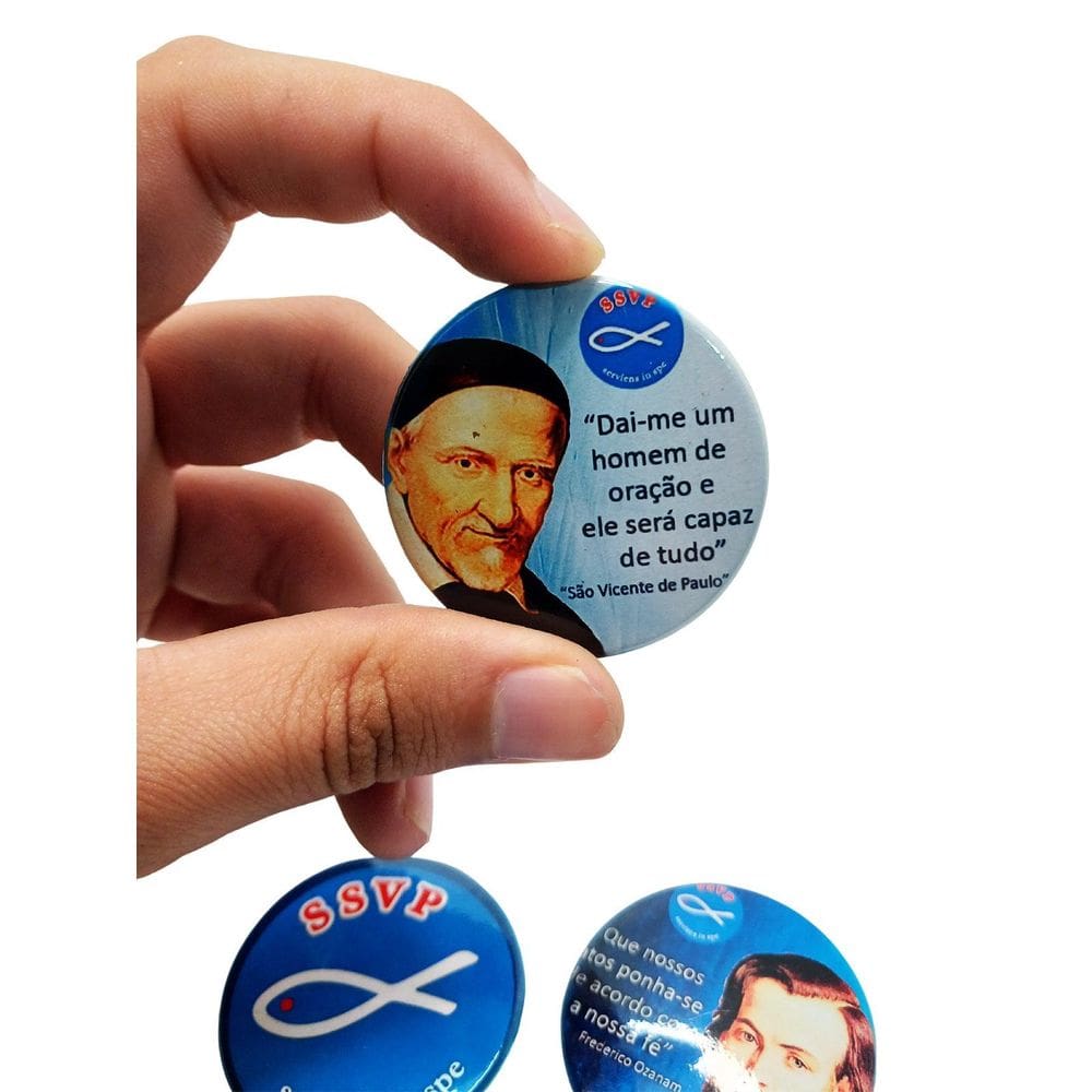 Kit 3 Bottons Personalizados Ssvp