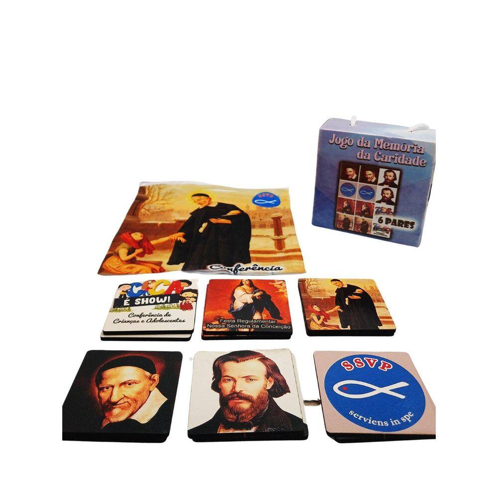 Jogo Da Memória Ssvp Educativo 6 Pares São Vicente De Paulo