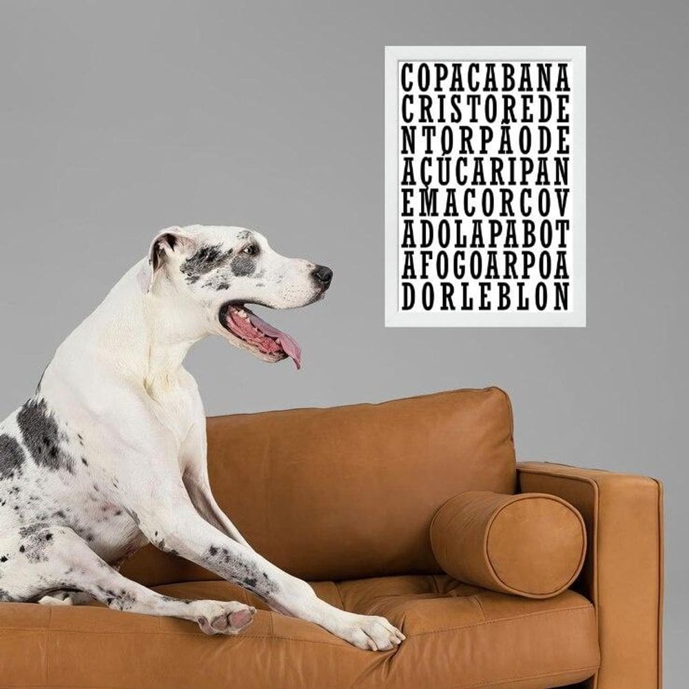 Quadro Decorativo Rio De Janeiro - Pontos Turísticos 45X34Cm