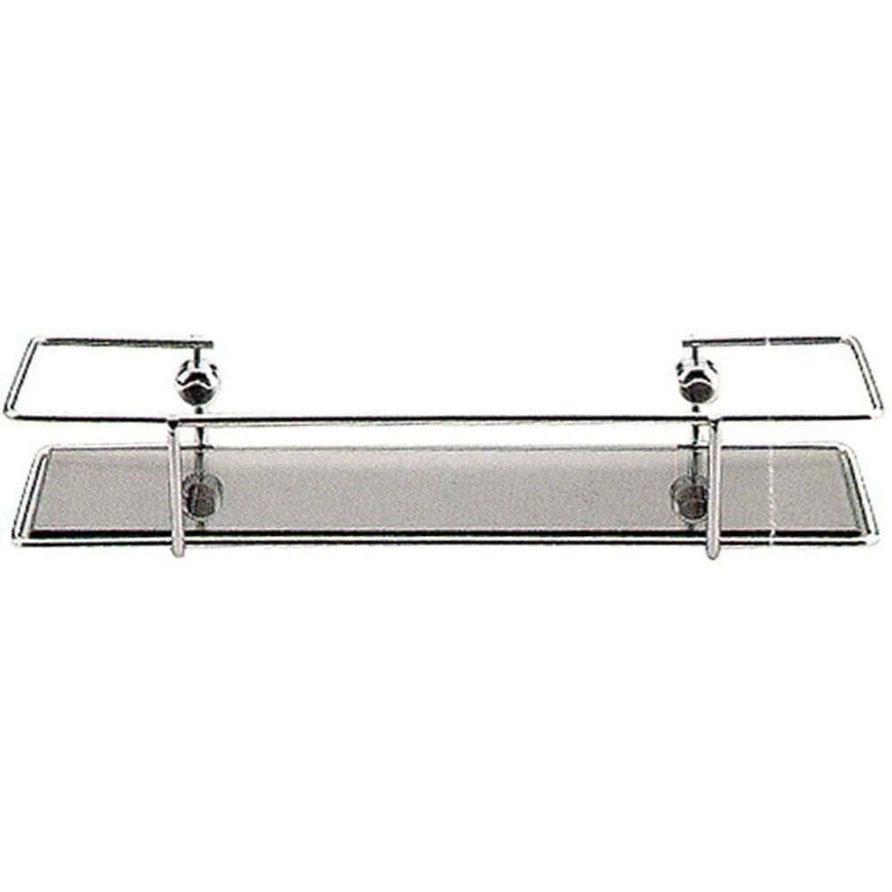 Porta Shampoo Giosul com Vidro Fumê, Cromado