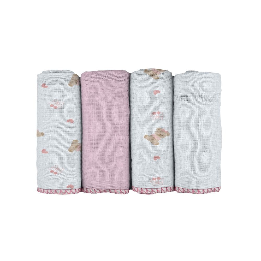 Pano de Boca para Bebê 34 cm x 34 cm Bublim