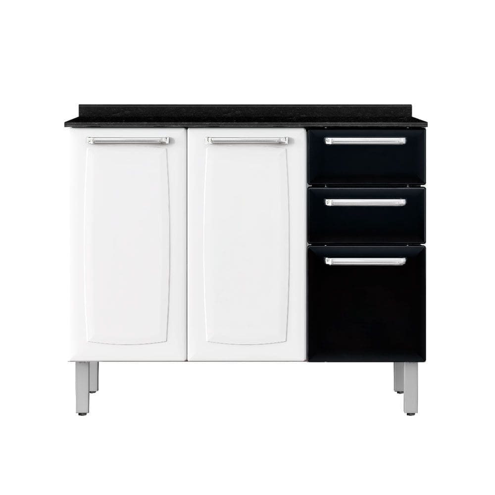 Balcao Luce 3 Portas 2 Gavetas Tampo IG3G2-105 Itatiaia