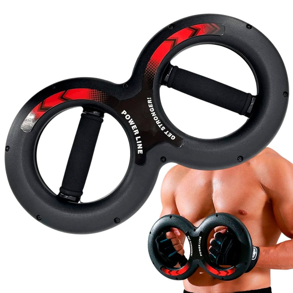 Hand Grip Exercitador Braço Antebraço Punho 20Kg Força Resistencia Musculaçao Peito Ombro Treino Fitness Ginastica