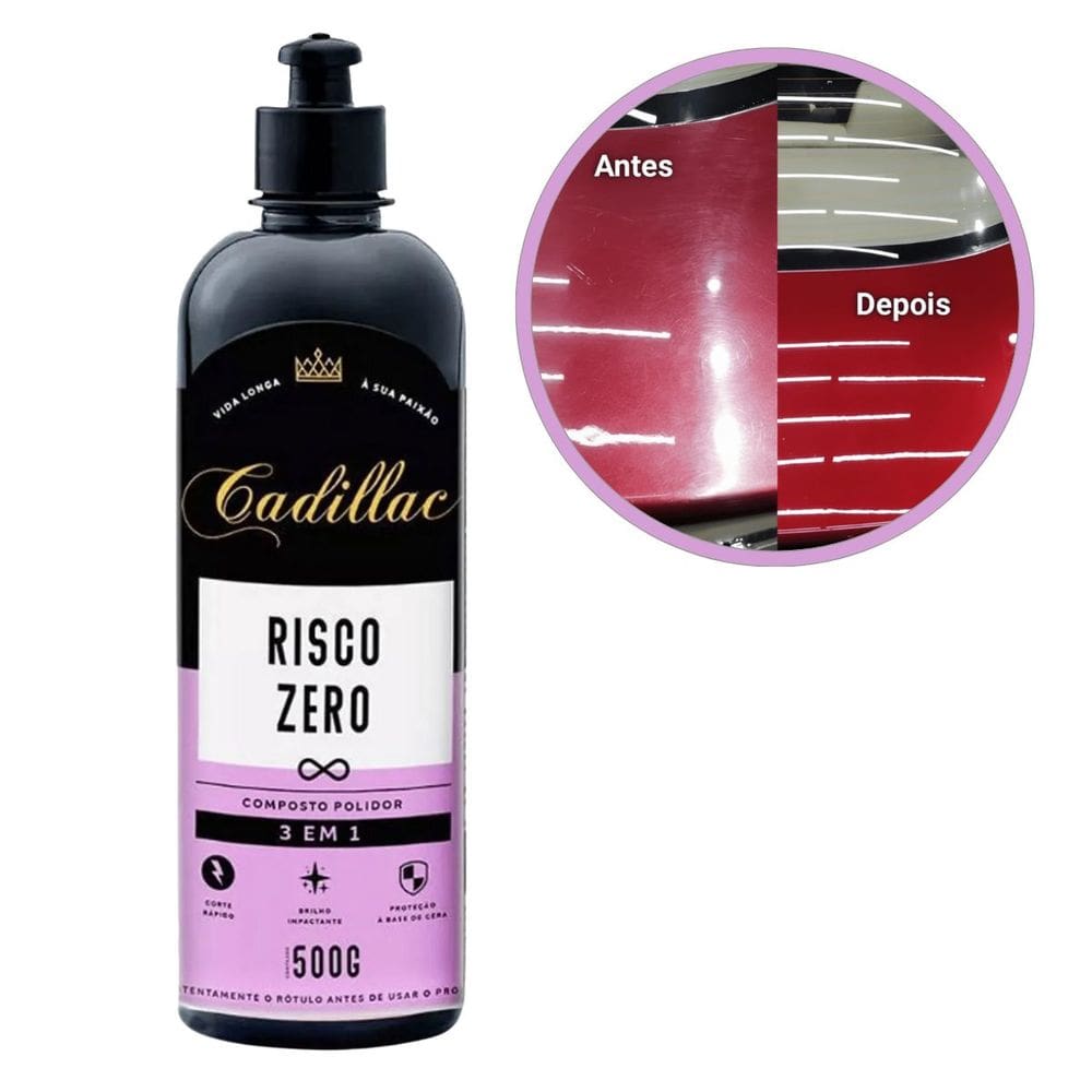 Risco Zero Cadillac Composto Polidor 3 em 1