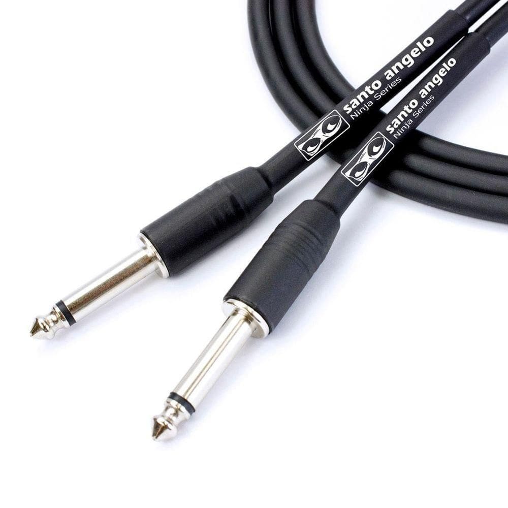 Cabo De Guitarra Ninja Cable 0,20 Mm P10/p10 03ft 91 Cm