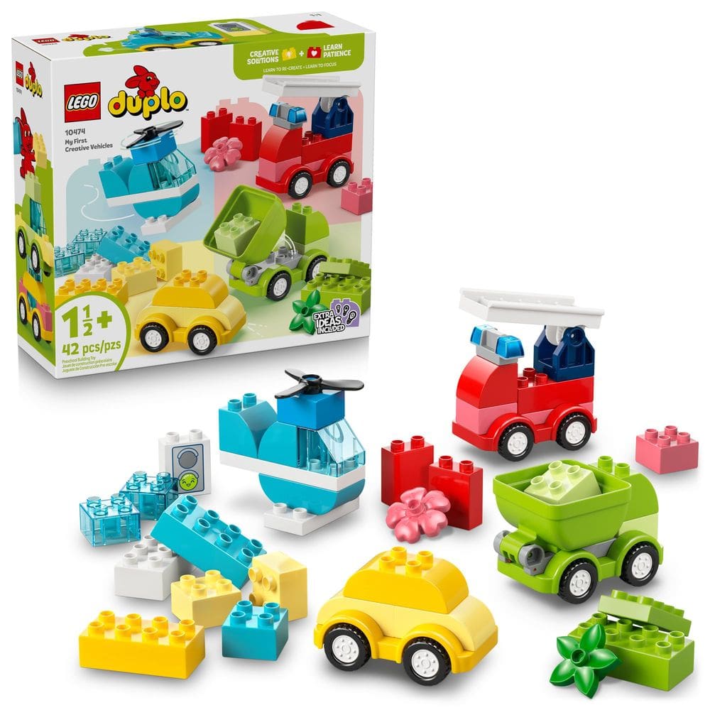 Juguete de Construcción LEGO DUPLO Mis Primeros Vehículos Creativos 10474