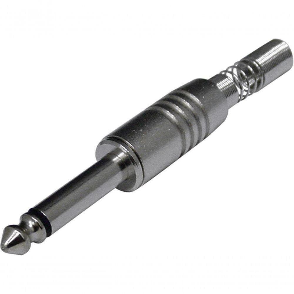 Plug P10 Mono Ninja Com Mola Em Latão Niquelado