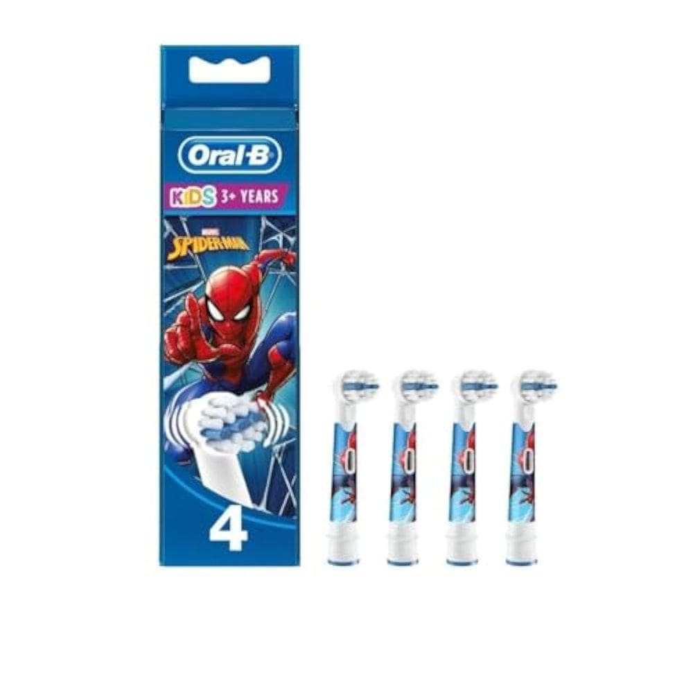 Escova de dentes elétrica Oral-B Pro Kids Spiderman, pacote com 4