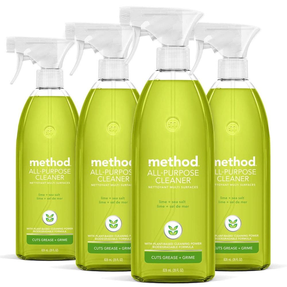 Método de pulverização de limpeza multiuso Lime + Sea Salt 800 mL (x4)