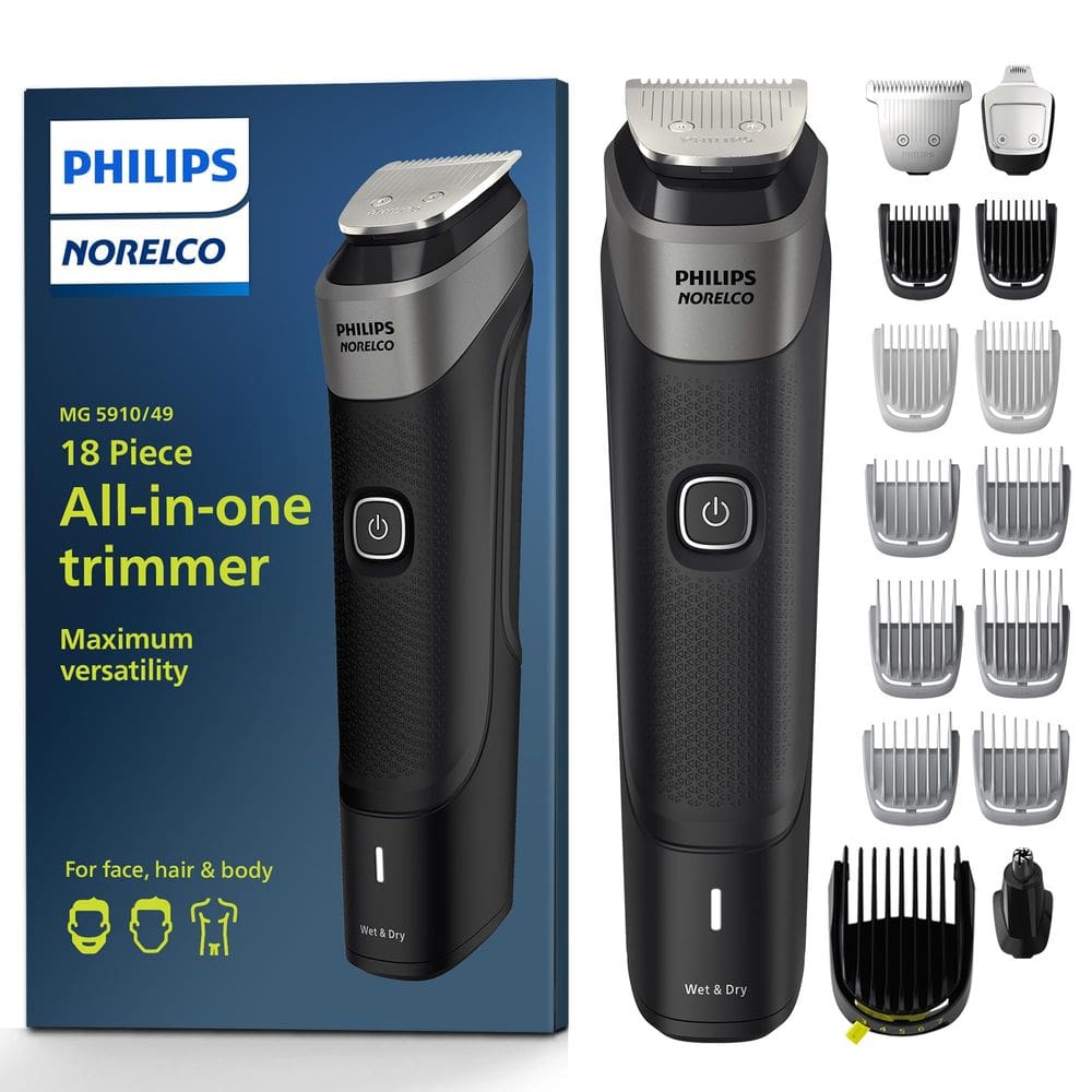 Aparador Philips Norelco Multigroom Série 5000 MG5910/49 Masculino