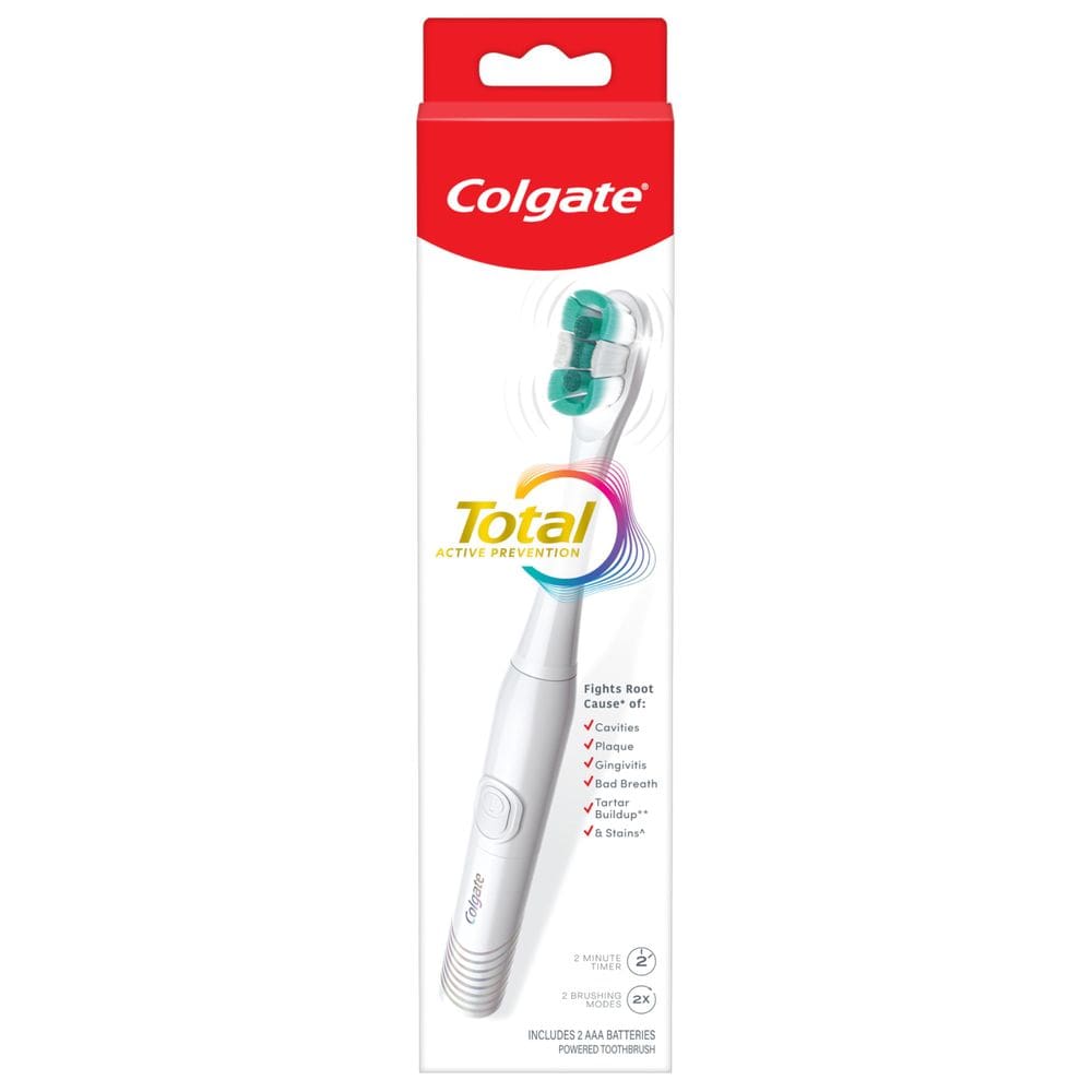 Escova de dentes alimentada por bateria Colgate Total White