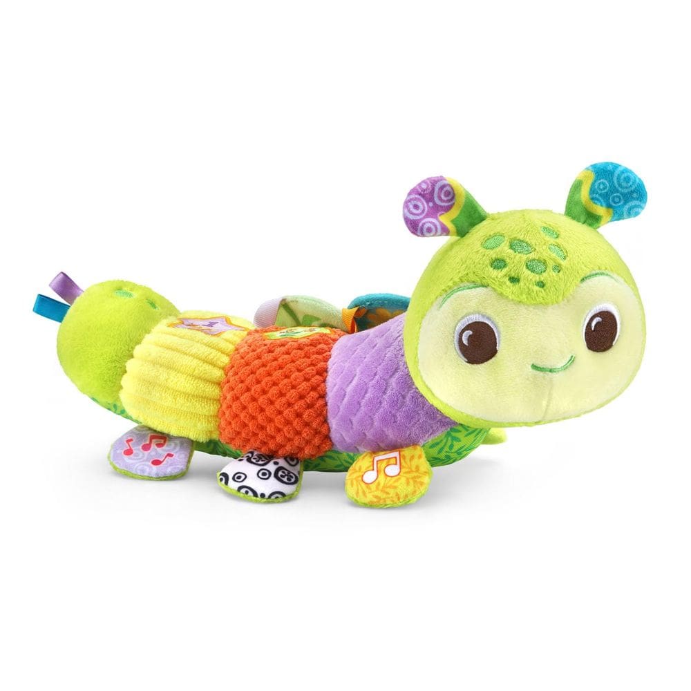 Toy VTech Baby Snugglepillar com espelho, música e baterias