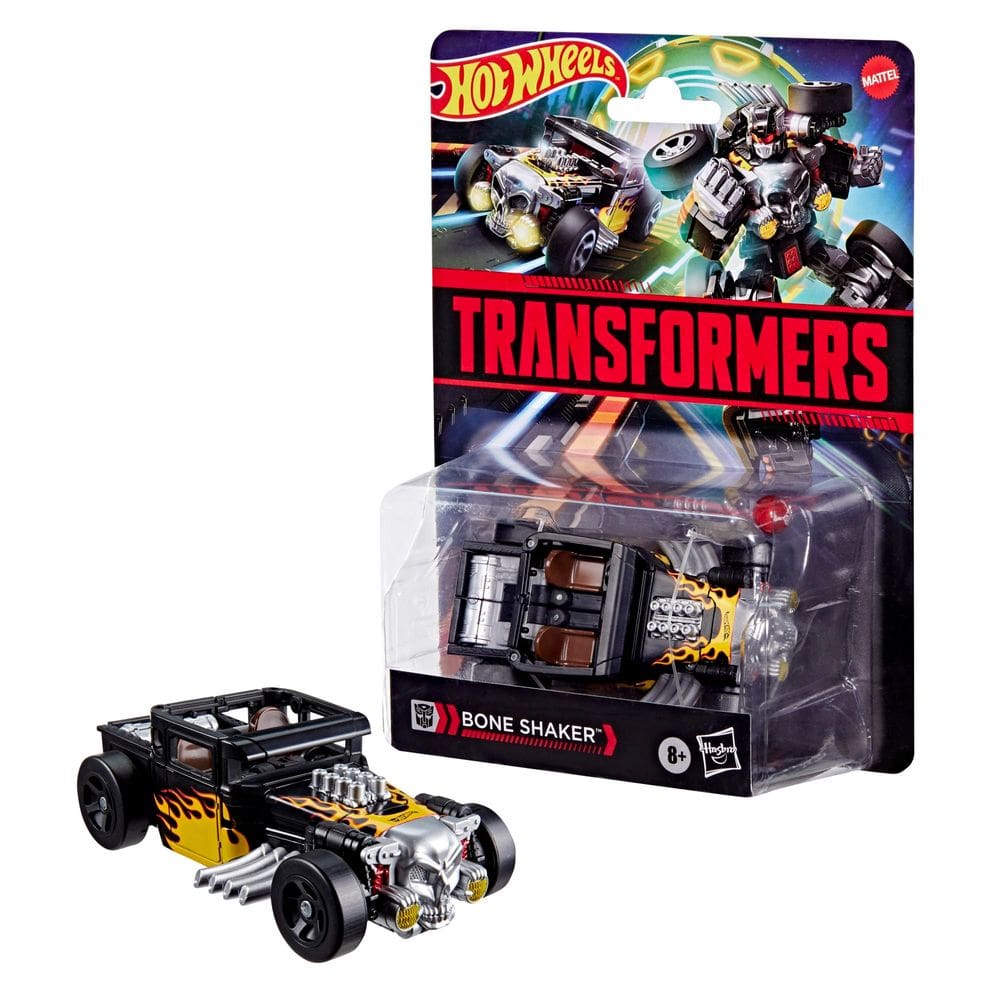 Figura de acción Transformers Bone Shaker de 12,5 cm robot y coche