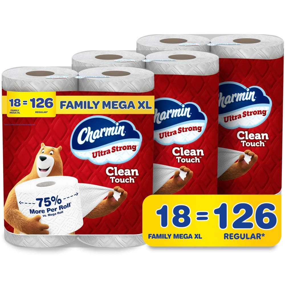 Papel higiênico Charmin Ultra Strong Clean Touch 18 rolos