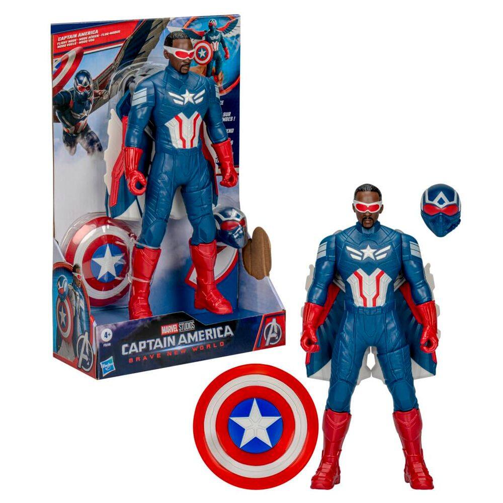 Boneco de ação Marvel Avengers Captain America 22cm com Acc