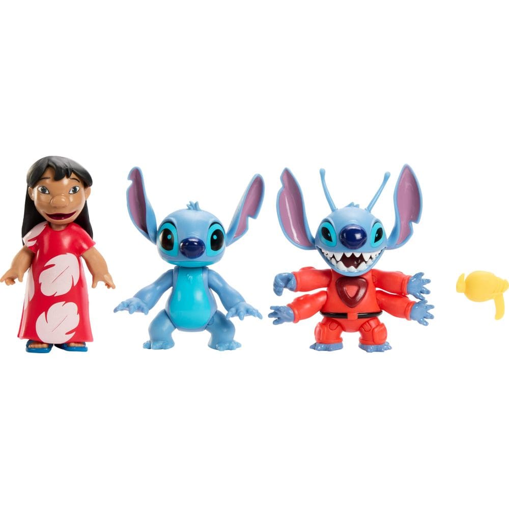Figura Mattel Disney Lilo e Stitch Finding Ohana x3