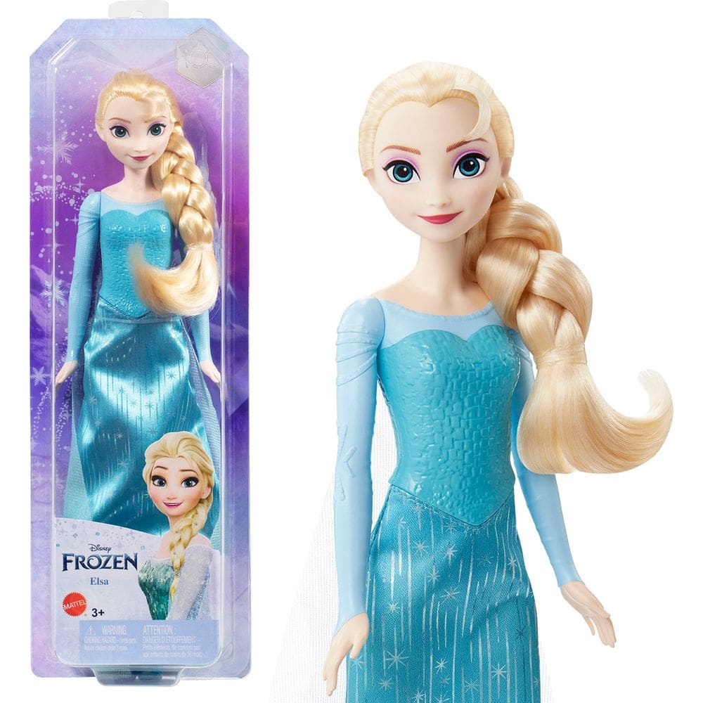 Boneca fashion Mattel Disney Frozen Elsa com visual exclusivo