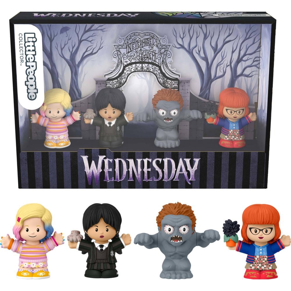 Conjunto de figuras Little People Collector Wednesday (série de TV)