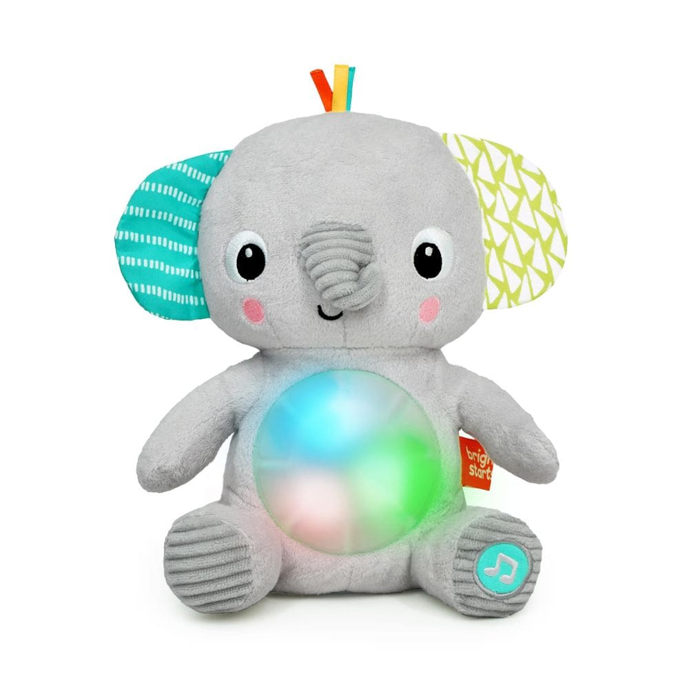 Brinquedo musical de bichos de pelúcia Bright Starts Hug-a-bye Baby Elephant