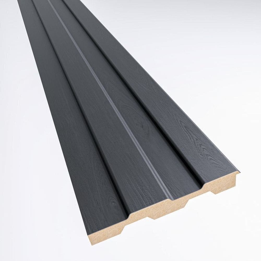 Painel Ripado em Placa 10,5 X 270cm 4,20m² Mdf Preto