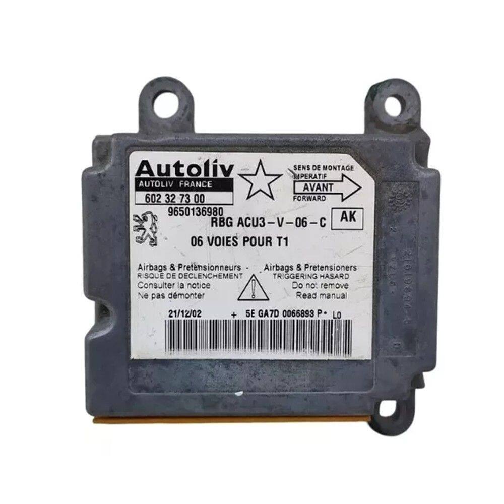 Modulo De Airbag Peugeot 206 1.0 16v 602327300 / 9650136980