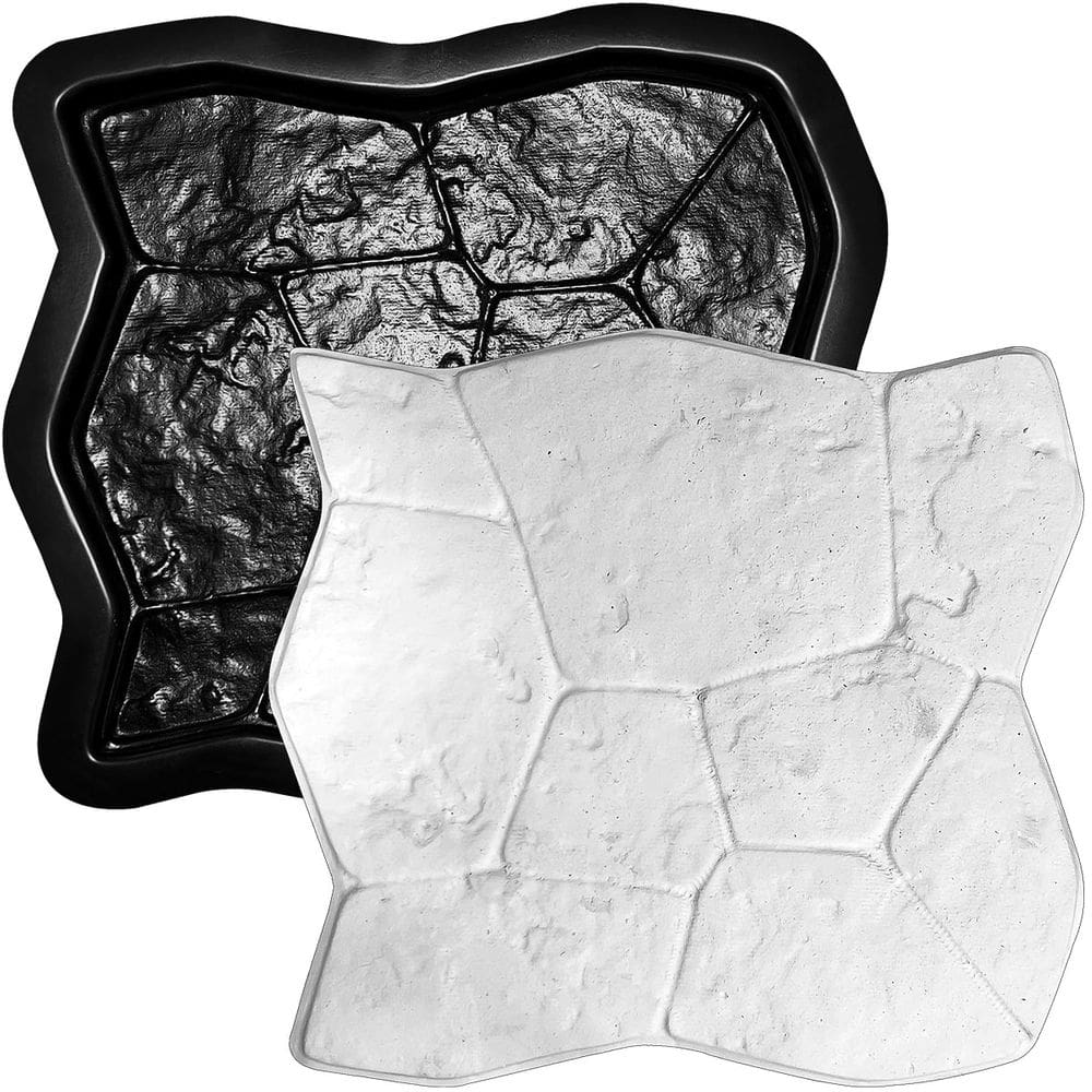 Forma 3D Pedra Modular em ABS para Concreto, Cimento e Gesso