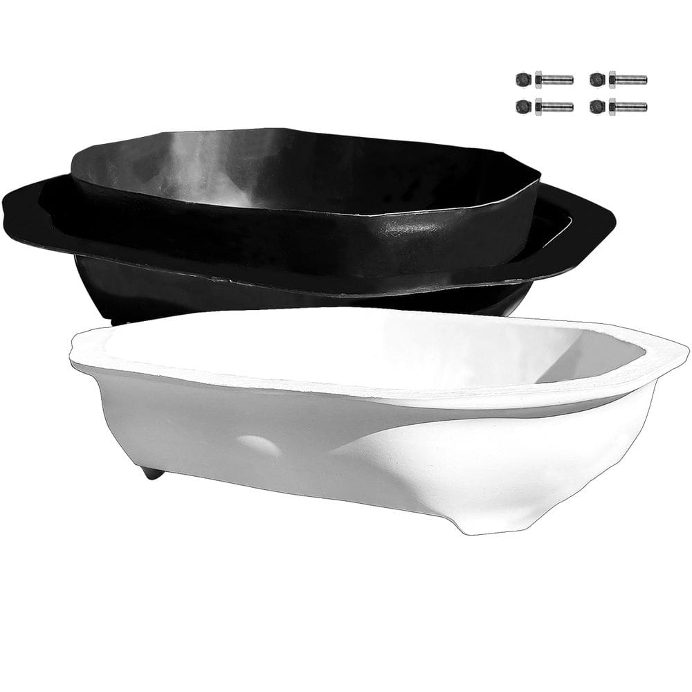 Forma Vaso Bonsai - Boca 25,5 x 20 cm - Modelo Nuvem - Xmoldes