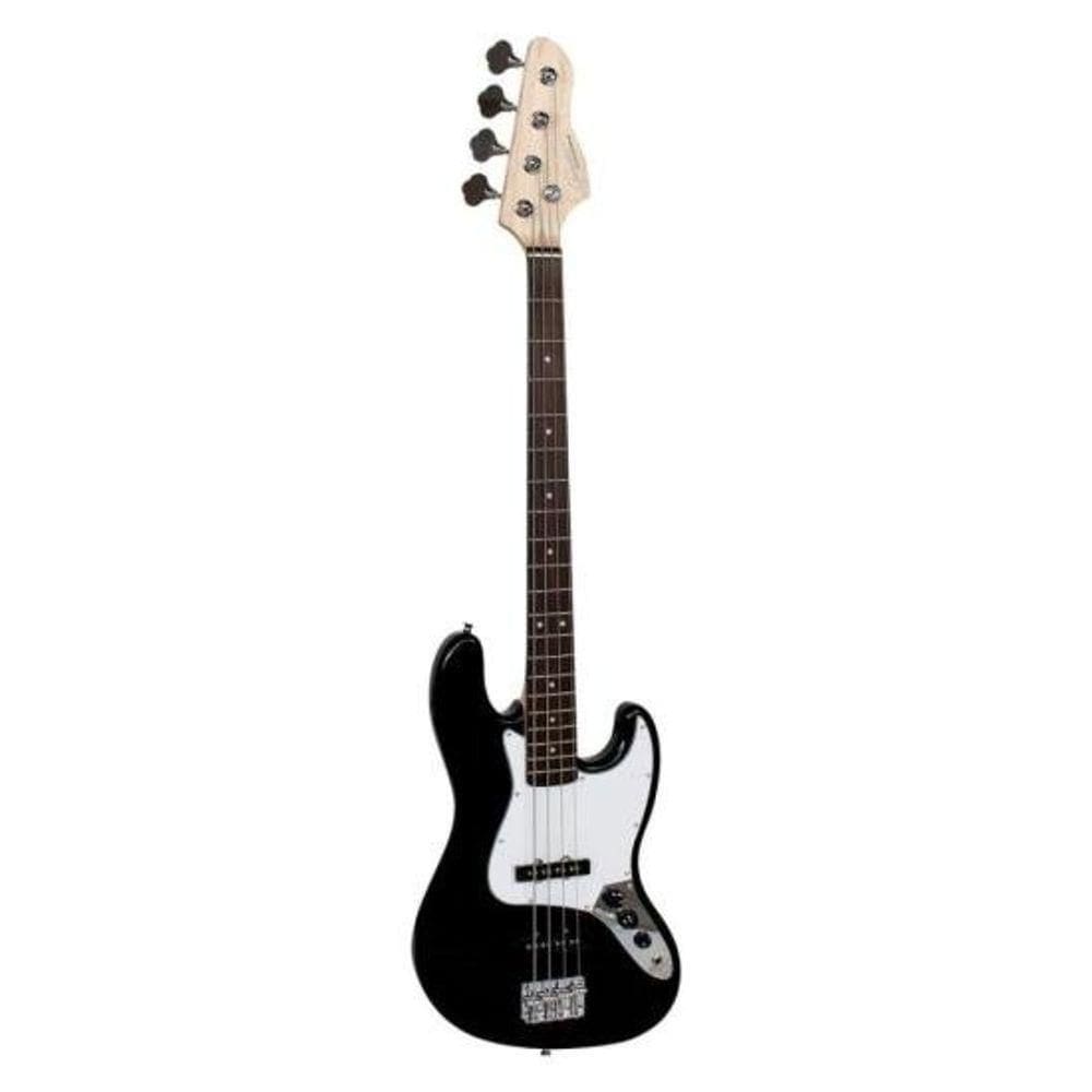 Contrabaixo Giannini Gb-100 Jazz Bass Elétrico Passivo Preto/branco