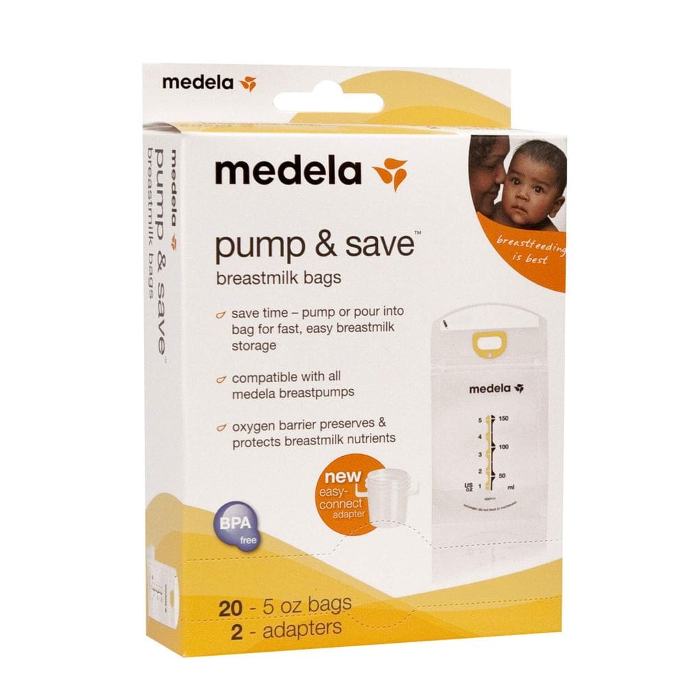 Bolsas para Almacenamiento de Leche Materna Medela Pump & Save Paquete de 20