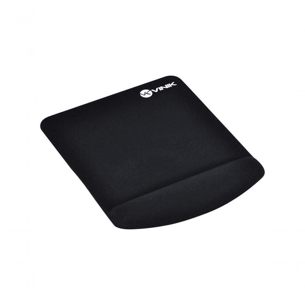Mouse Pad Com Apoio De Pulso Em Gel Mpg-02p Preto