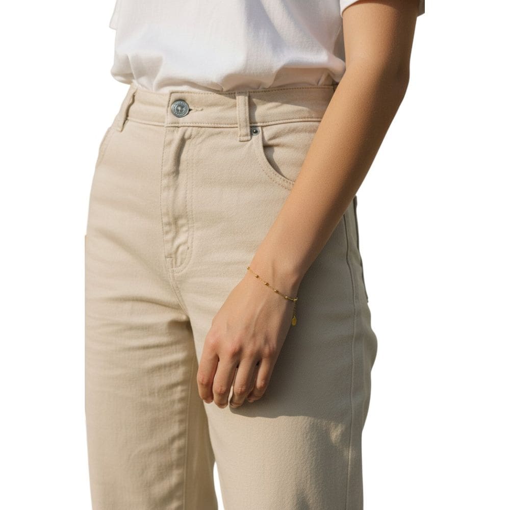 Pulseira Feminina Bolinhas Banhada a Ouro Semi Jóia Juliana Prado 38311