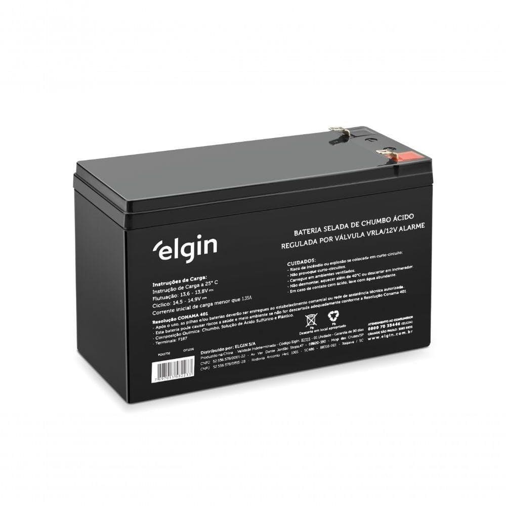 Bateria Selada De Chumbo Vrla 12v 7ah , Terminal F1