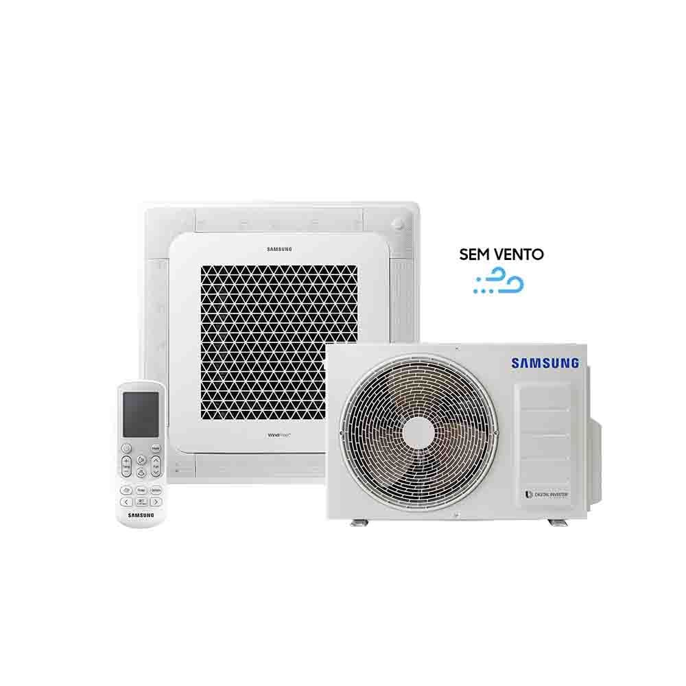 Ar Condicionado Inverter Cassete 4 vias WindFree com WiFi 17.000 BTUs Quente/Frio
