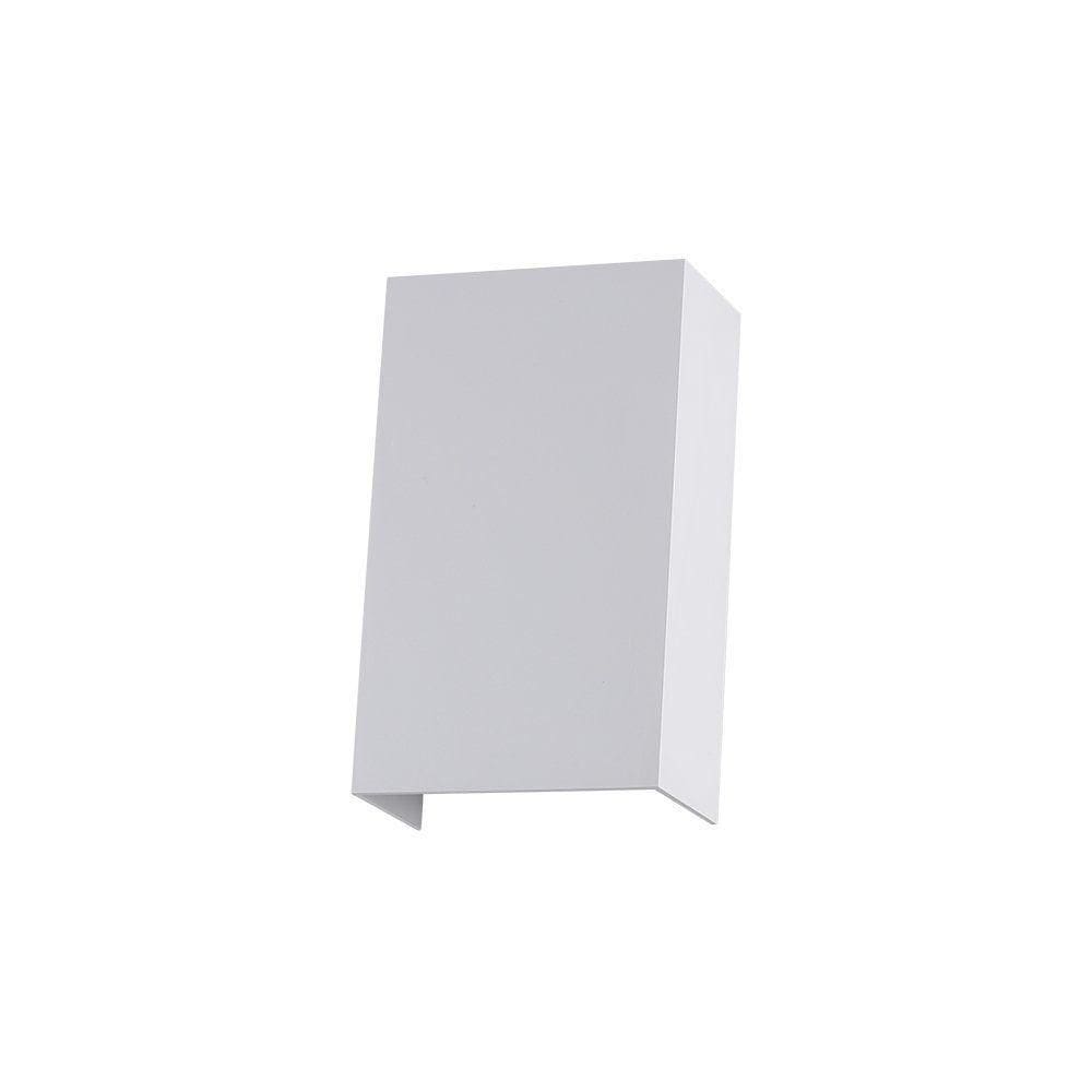 Arandela Nordecor Siki 10w Led Ip65 Bivolt Branco - 3000k - Luz Amarela