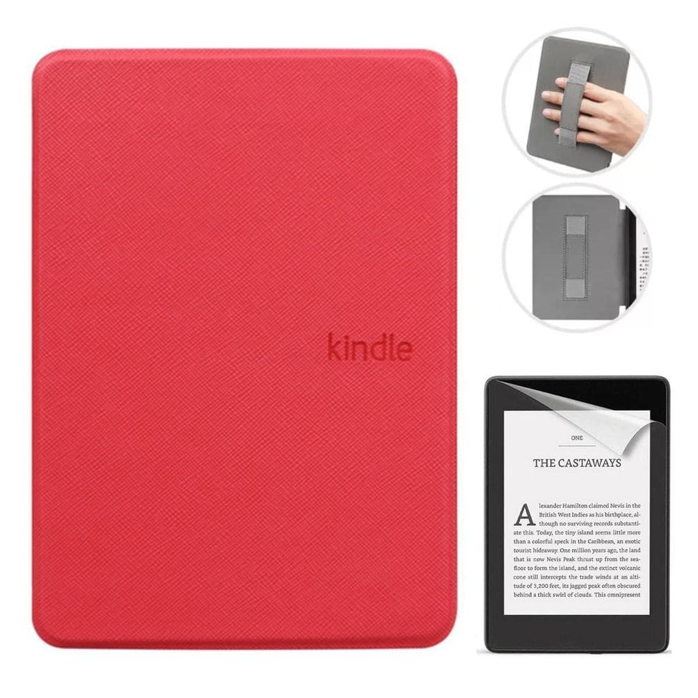 Case Magnética Alça Para Kindle 12 Geração Sa568B +Película