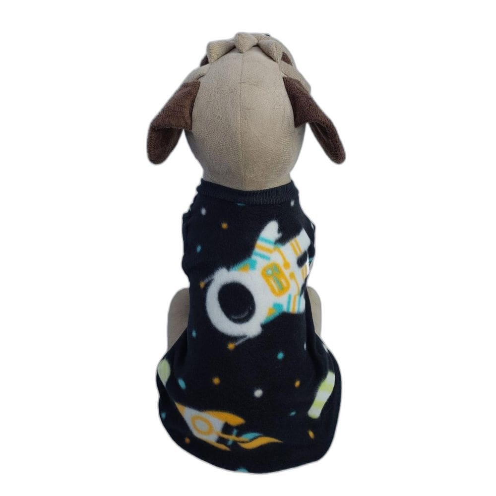 Blusa Pet Espaço E Planetas Para Frio Brinquedos E Patas 12