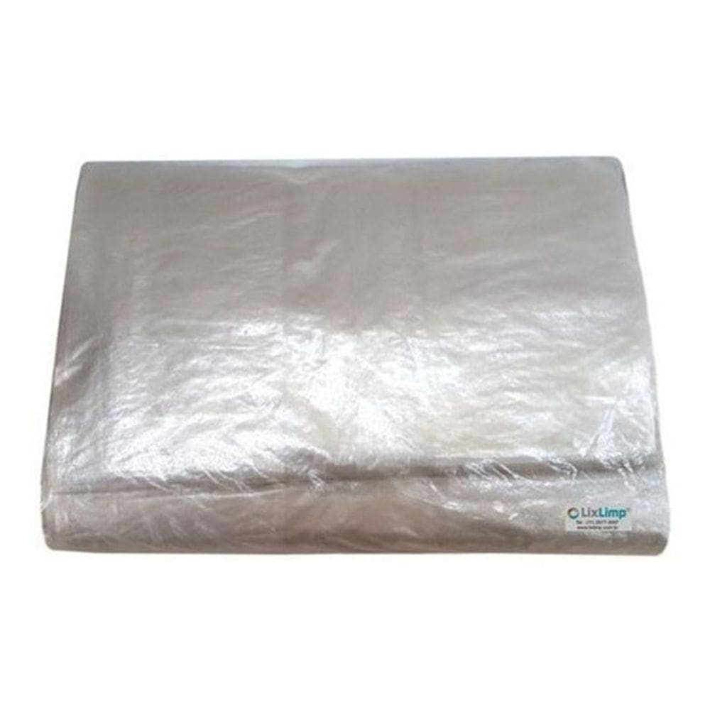 Sacos Para Lixo Transparente 40 Litros Normal  100 Un