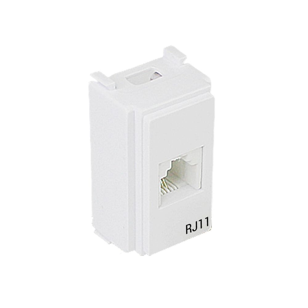 Módulo Tomada Rj11 2 Vias Branco I9 9561 Ilumi