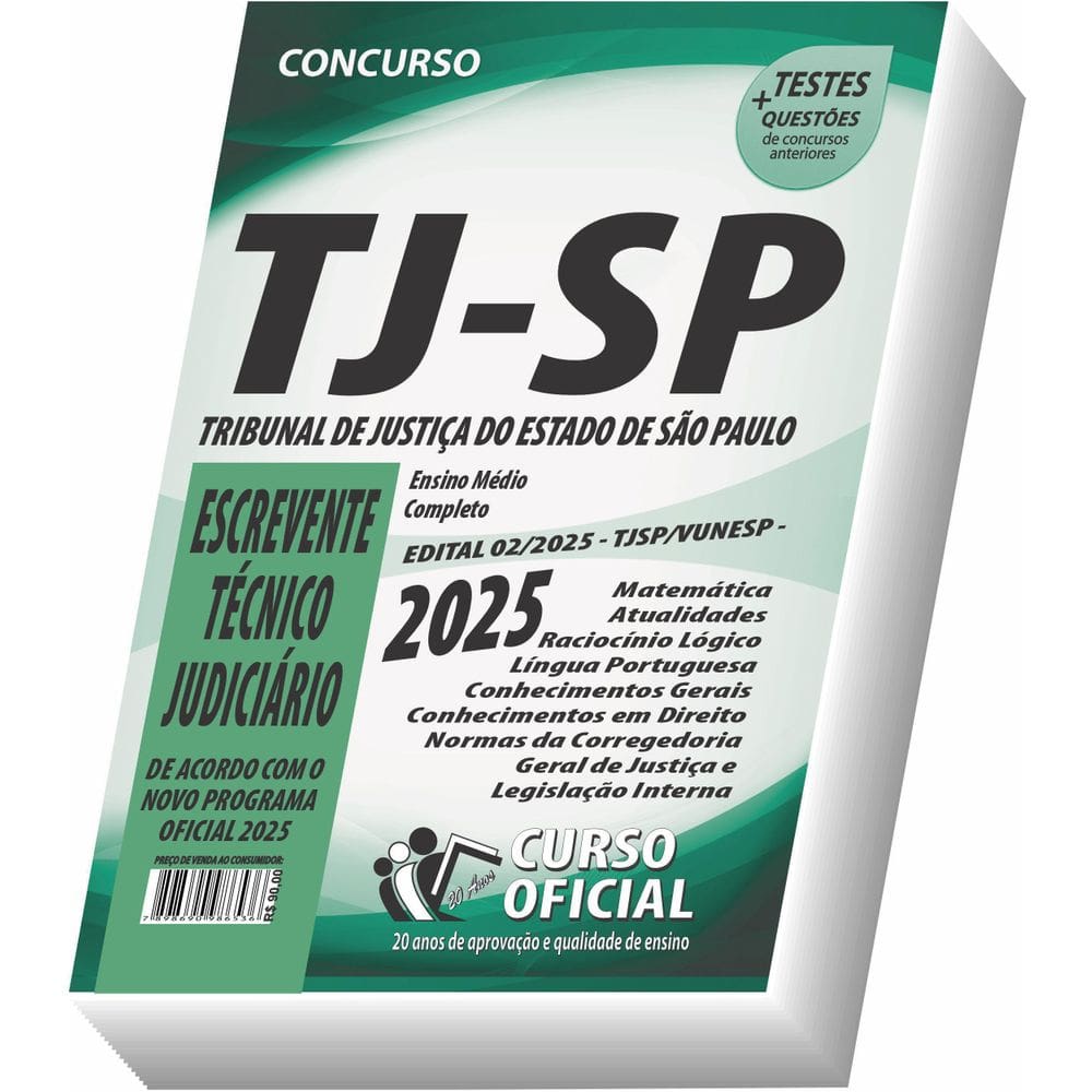 Apostila Tj-Sp - Escrevente Técnico Judiciário