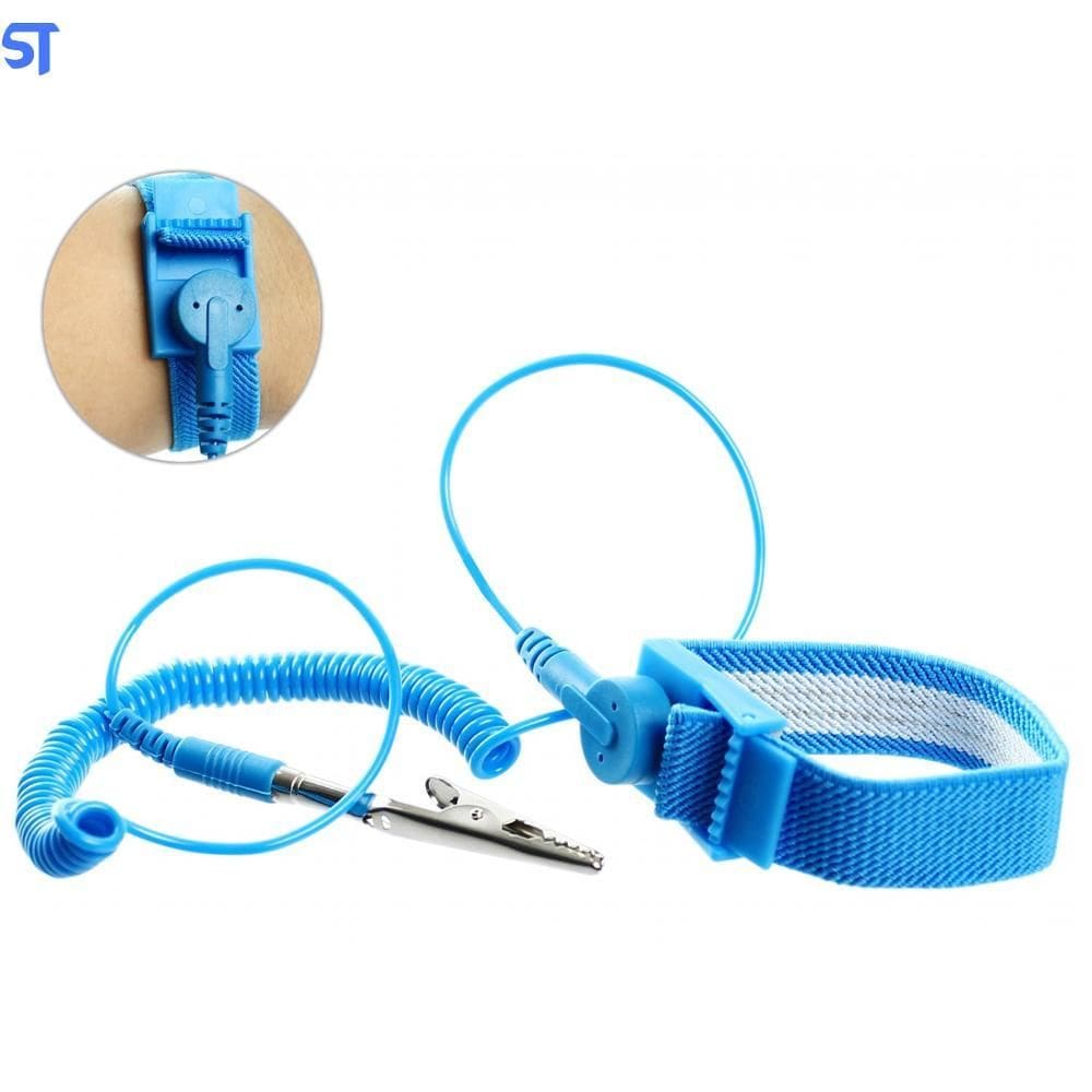 MP - Pulseira Antiesta tica Com Fio   Azul