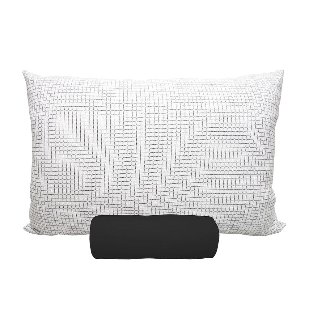 Jogo de Lençol KazzaVip Solteiro Malha 100% Algodão Premiun Classic Maya 2 Peças Preto