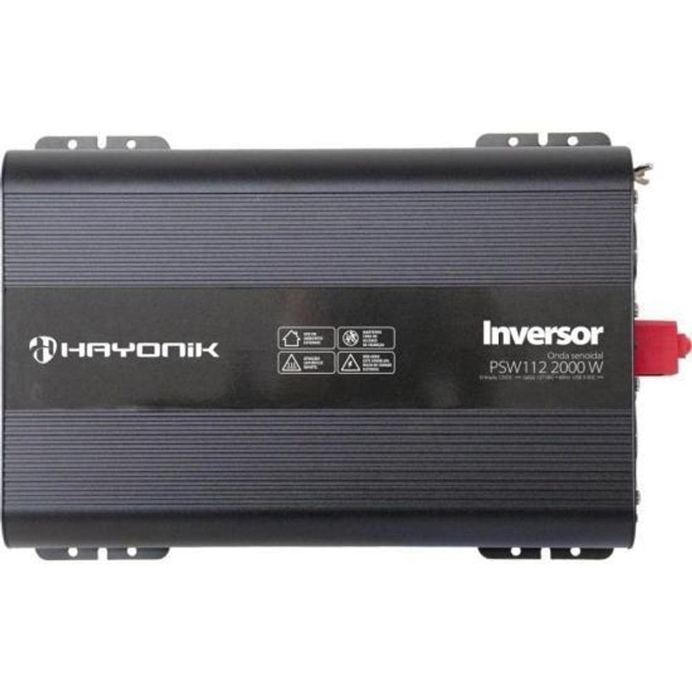 Inversor De Onda Senoidal Hayonik Psw112 2000W 12V/127V Usb