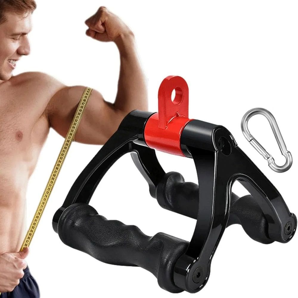 Puxador Triangulo Academia Pegada Anatommica Giro 360 Treino Musculaçao Barra Cross Remada Pullei Ombro Peito Costas