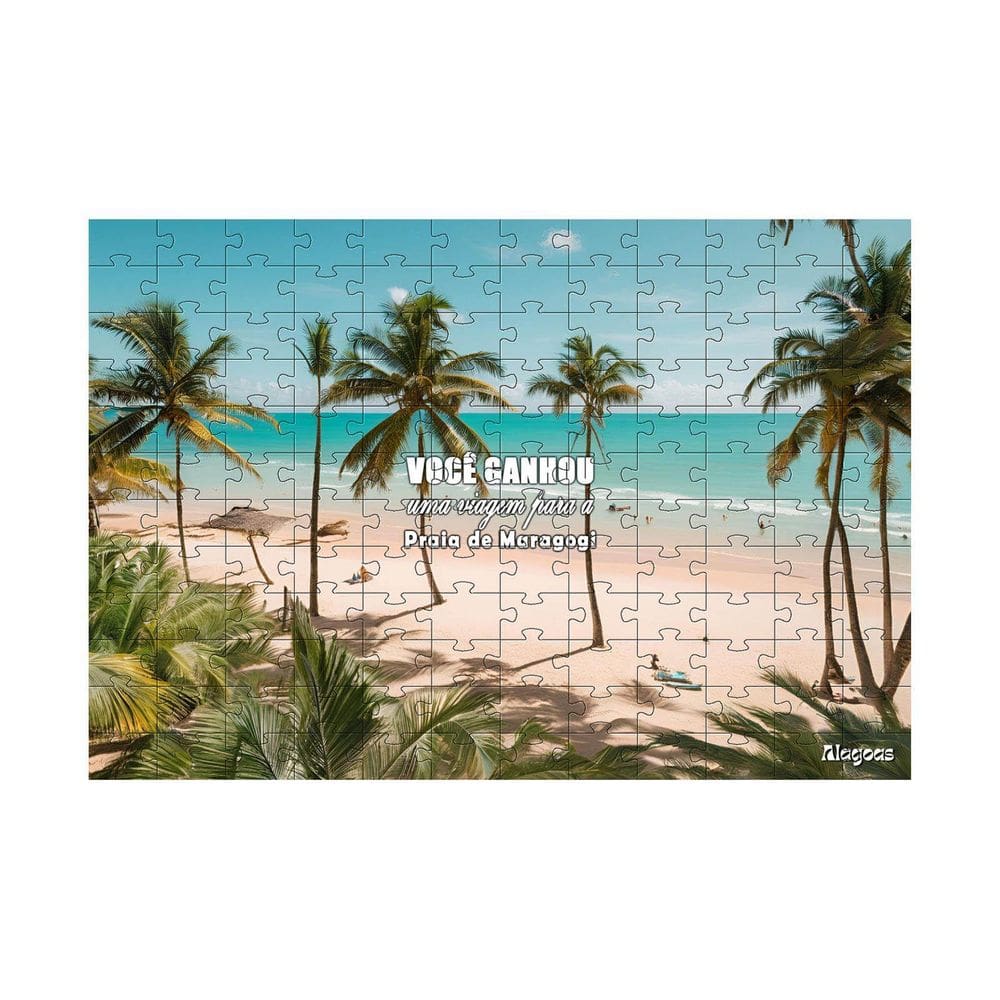 Quebra-Cabeça Presenteie Quem Você Ama Uma Viagem 150 Peças