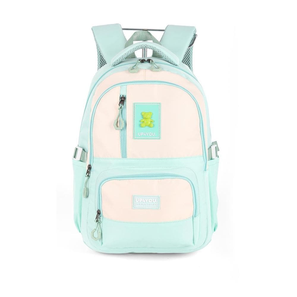 Mochila Escolar Costas Premium Smile Turquesa - Up4You