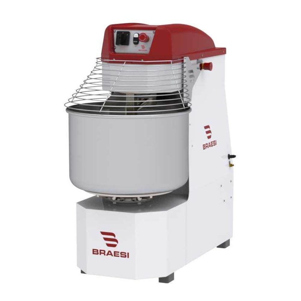 Amassadeira Espiral 60 kg 2 Velocidades AES-60/1 G3 Trifásica 380V - Braesi