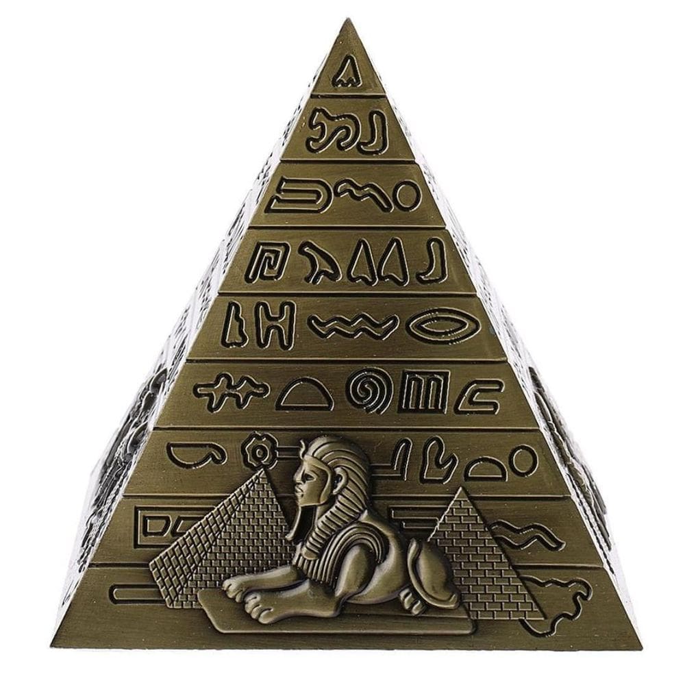 Enfeite Decorativo Pirâmide Gizé Egito Estátua Escultura