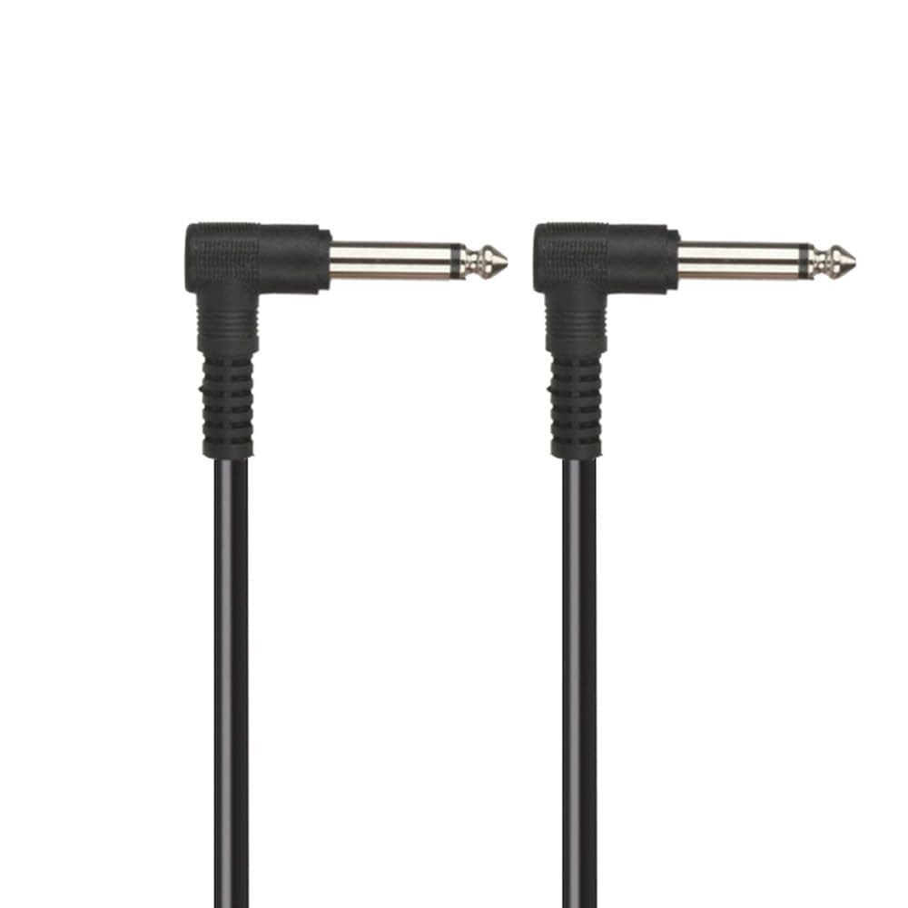 Cabo de Áudio P10 x P10 Mono 20 Centimetros 90 Graus P1002 PlusCable