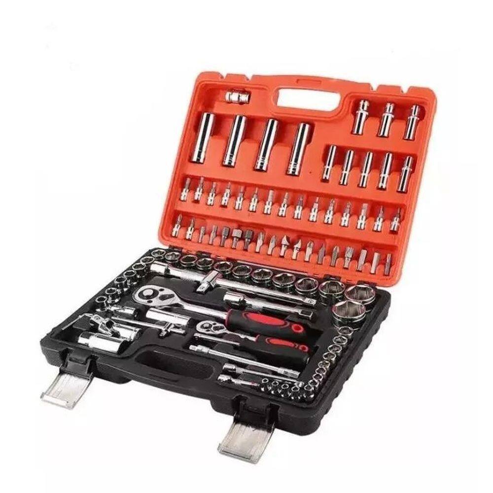 Kit Ferramentas Chave Soquetes Sextavados 108Pcs Alta
