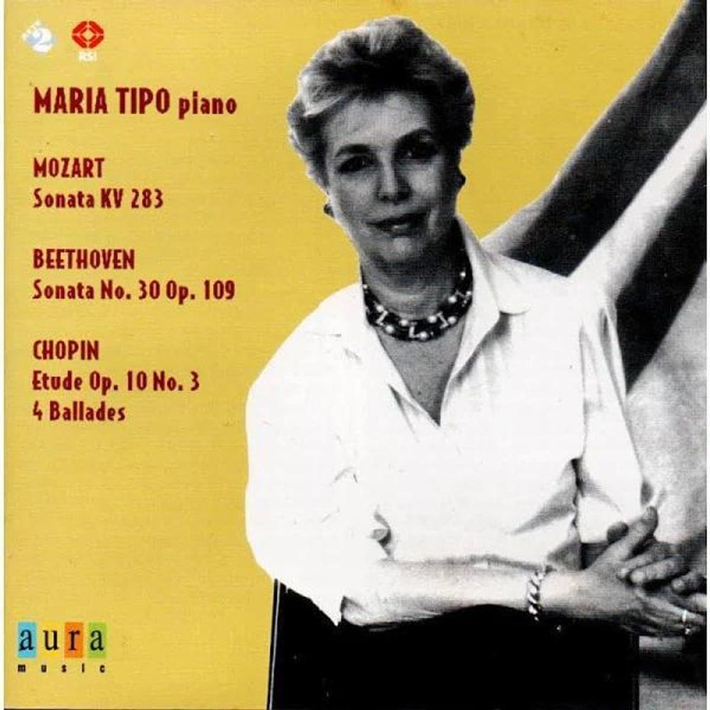 Maria Tipo - Mozart,Beethoven,Chopin -  Colecionador  - Cd